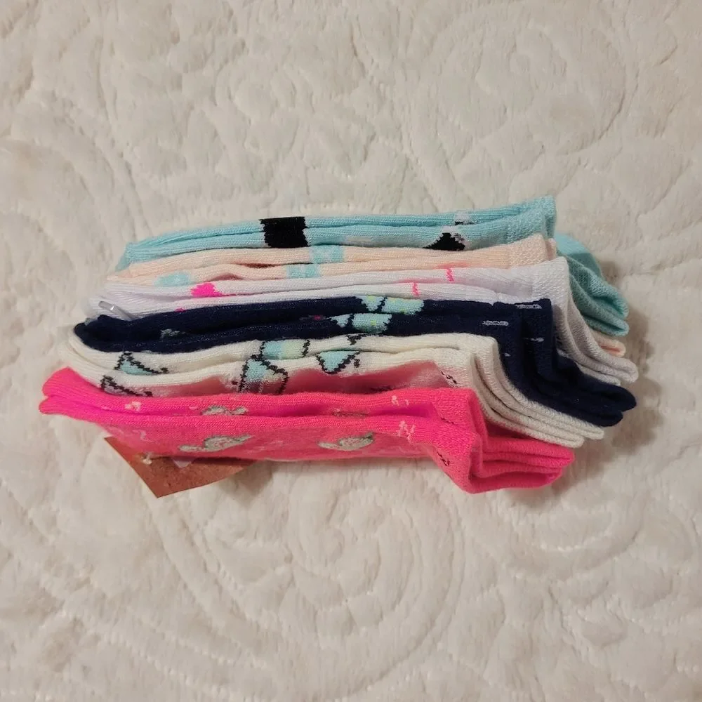 Mix No 6 Social Distance Womens No Show Socks 6 Pack Multicolor OSFM New OOS